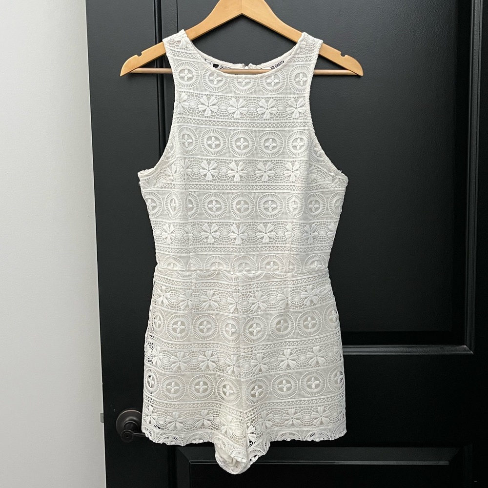 BB Dakota Crochet Romper